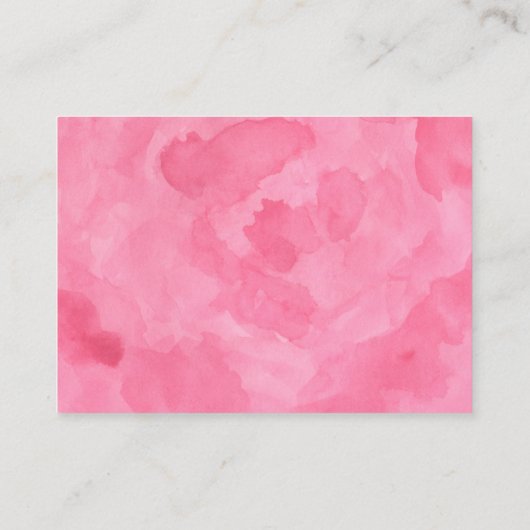 トロピカルルアウ（ハワイ式宴会）ブックベビーエンクロージャカード エンクロージャーカード (裏面)