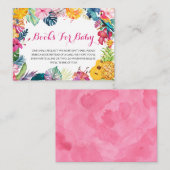 トロピカルルアウ（ハワイ式宴会）ブックベビーエンクロージャカード エンクロージャーカード (正面/裏面)