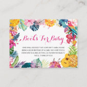 トロピカルルアウ（ハワイ式宴会）ブックベビーエンクロージャカード エンクロージャーカード (正面)