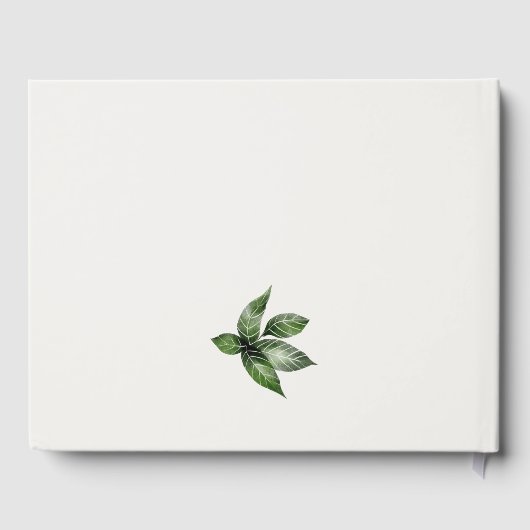 トロピカルレインフォレストのとり タカ Fauna ベビーシャワー ゲストブック (裏面)