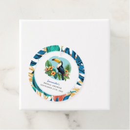 トロピカルレインフォレストサマー ブライダルシャワーへ フェイバータグ