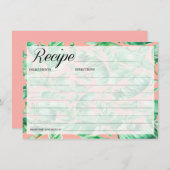 トロピカルレシピカード エンクロージャーカード (正面/裏面)