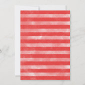 トロピカルレッドスイカベビーシャワー招待状 招待状 (裏面)