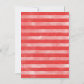 トロピカルレッドスイカベビーシャワー招待状 招待状 (裏面)