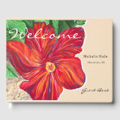 トロピカルレッドハイビスカスフローラバケーションホームレンタル ゲストブック (正面)