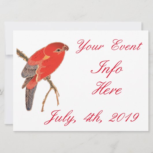 トロピカルレッドパロットフラワーサンダー_コーブ (正面)