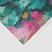 トロピカルレッドヘッドとライムカクテルデクページ 薄葉紙 (詳細)