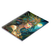 トロピカルレディファンタジーアート ノートブック (左側)