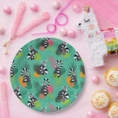 トロピカルレムルス – アクアマリン ペーパープレート (パーティー)