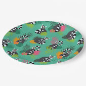 トロピカルレムルス – アクアマリン ペーパープレート (アングル)