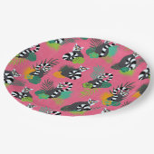 トロピカルレムルス – ピンク ペーパープレート (アングル)