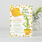 トロピカルレモンとライムブライダルティーパーティー 招待状 (スタンド正面)