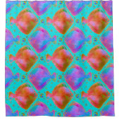 トロピカルロックプールでぶらぶら シャワーカーテン (正面)