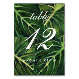 トロピカルロマンス/テーブル番号 テーブルナンバー