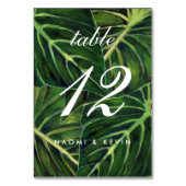 トロピカルロマンス/テーブル番号 テーブルナンバー (裏面)