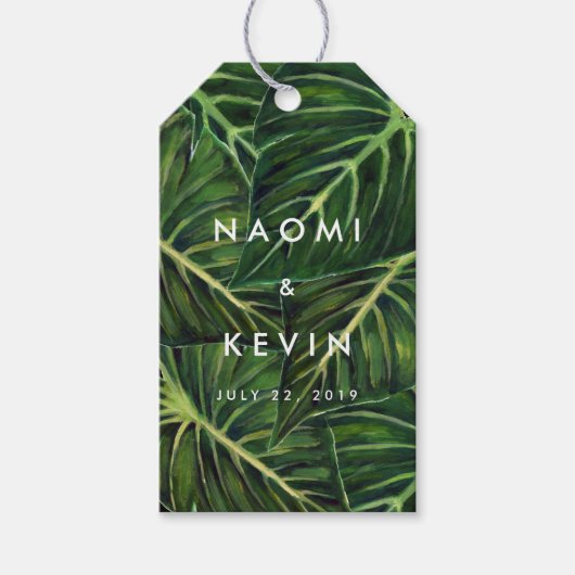 トロピカルロマンス/ラベル ギフトタグ (正面)