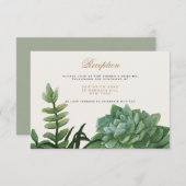 トロピカルロマンス/披露宴 招待状 (正面/裏面)