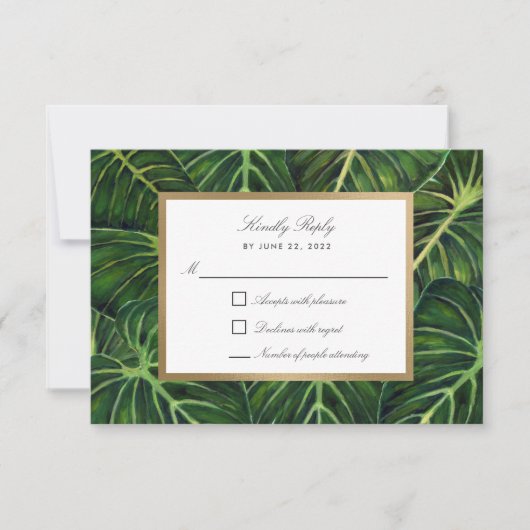 トロピカルロマンスII 出欠カード (正面)