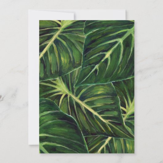 トロピカルロマンスII 招待状 (裏面)