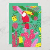 トロピカルワイルドジャングルパラダイストゥーカンウォーター色 シーズンカード (正面/裏面)