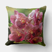 トロピカルヴァンダオーキッドクラスター クッション (正面)