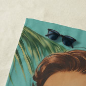 トロピカルヴィンテージパラダイスビベス ビーチタオル (インサイチュ)