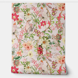 トロピカルヴィンテージパロツガーデンチノイスリーウォップ 壁紙