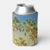 トロピカルヴィンテージパームスフォト 缶クーラー (缶正面)