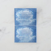 トロピカルヴィンテージブルーマーブルパレス サンキューカード (内部)