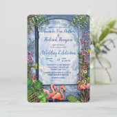 トロピカルヴィンテージブルーマーブルパレス 招待状 (スタンド正面)