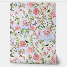 トロピカルヴィンテージ蝶ガーデンチノワセリー 壁紙