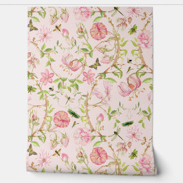 トロピカルヴィンテージ蝶ガーデンチノワセリー 壁紙