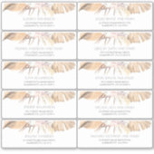 トロピカル乾離れ乾住所 シール (正面)