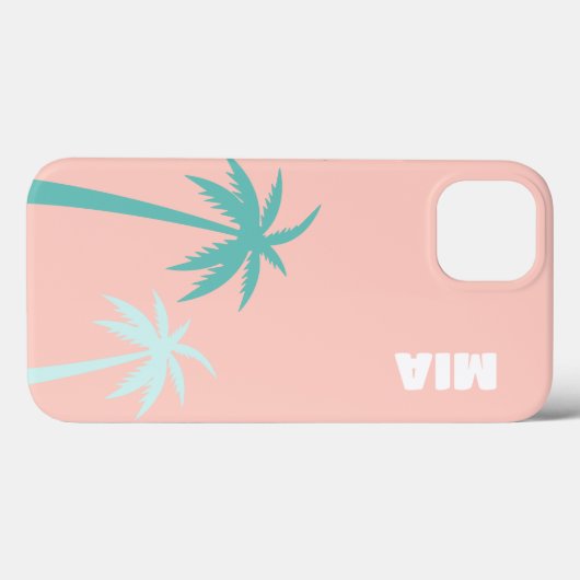 トロピカル名門私立校風の電話ケース Case-Mate iPhoneケース (裏面 (横))