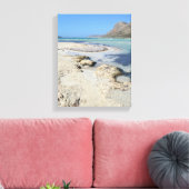 トロピカル地中海のビーチキャンバス印刷 キャンバスプリント (インサイチュ (リビング))