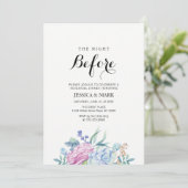 トロピカル多肉植物のリハーサルディナー招待状 招待状 (スタンド正面)