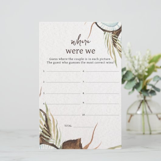 トロピカル我々はブライダルシャワーゲーム (スタンド正面)