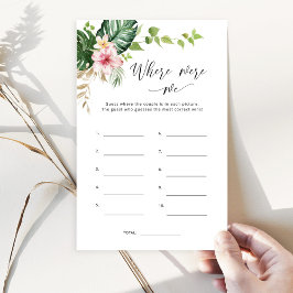 トロピカル我々はブライダルシャワーゲーム