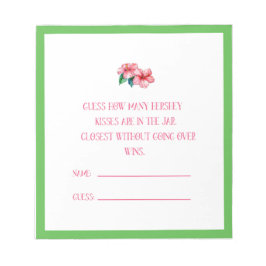 トロピカル推測キスカードの数 ノートパッド