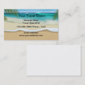 トロピカル旅行代理店 名刺 (正面/裏面)