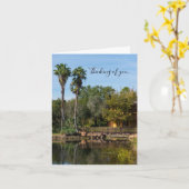 トロピカル春考えパラダイスオブユーカード カード (黄色い花)