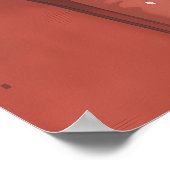 トロピカル昼寝:ジャングルホームの居心地の良い猫 ポスター (角)