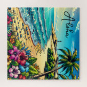 トロピカル海アロハバケーション ジグソーパズル (横)