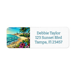 トロピカル海アロハバケーション ラベル