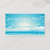 トロピカル海ドリームウェブサイ結婚トズカード エンクロージャーカード (裏面)