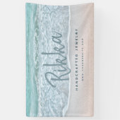 トロピカル海&サンディビーチジュエリー事業 横断幕 (縦)