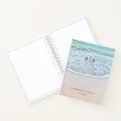 トロピカル海&サンディビーチ結婚式ゲストブック ノートブック (内部)