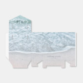 トロピカル海&サンディビーチ結婚式 フェイバーボックス (折り畳みなし)