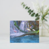 トロピカル滝のポストカード ポストカード (スタンド正面)