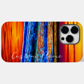 トロピカル澄ん海サンセット自然 Case-Mate iPhoneケース (裏面 (横))